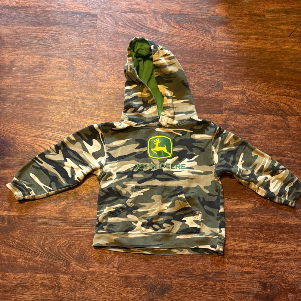 John Deere Kids Camouflage Hoodie 4T